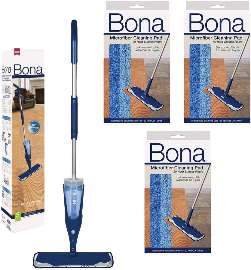 BonaHardwoodSprayMop3Pads