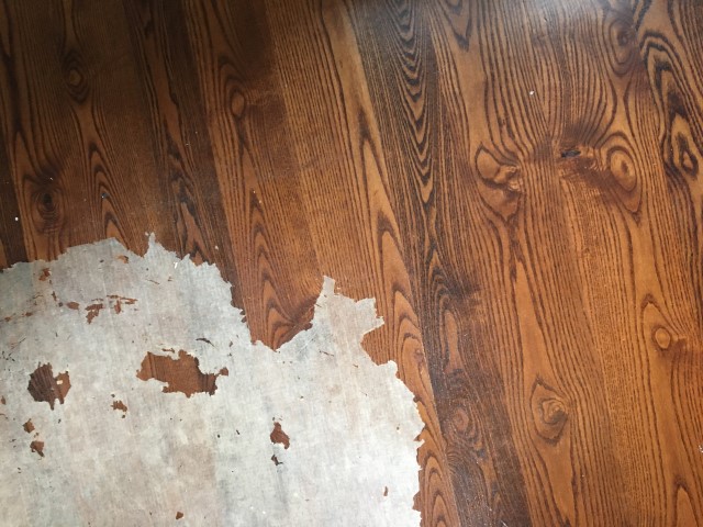 Ash floor refinishing
